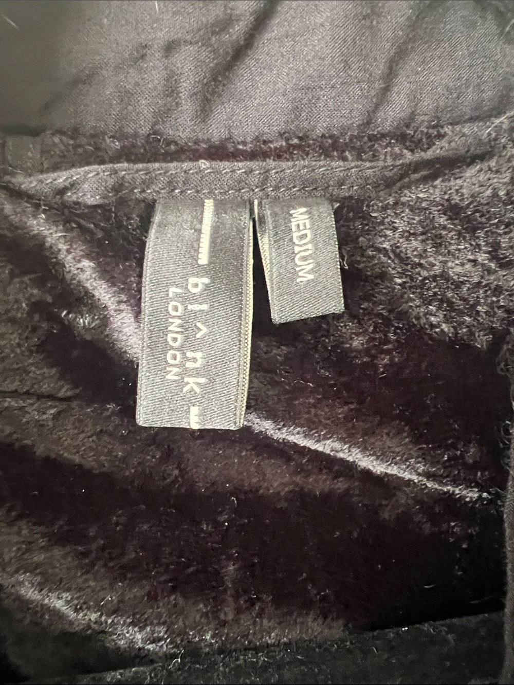 Anthropologie BL-NK London Roxanne Velvet Embroidered Floral Duster Jacket M - Picture 9 of 16